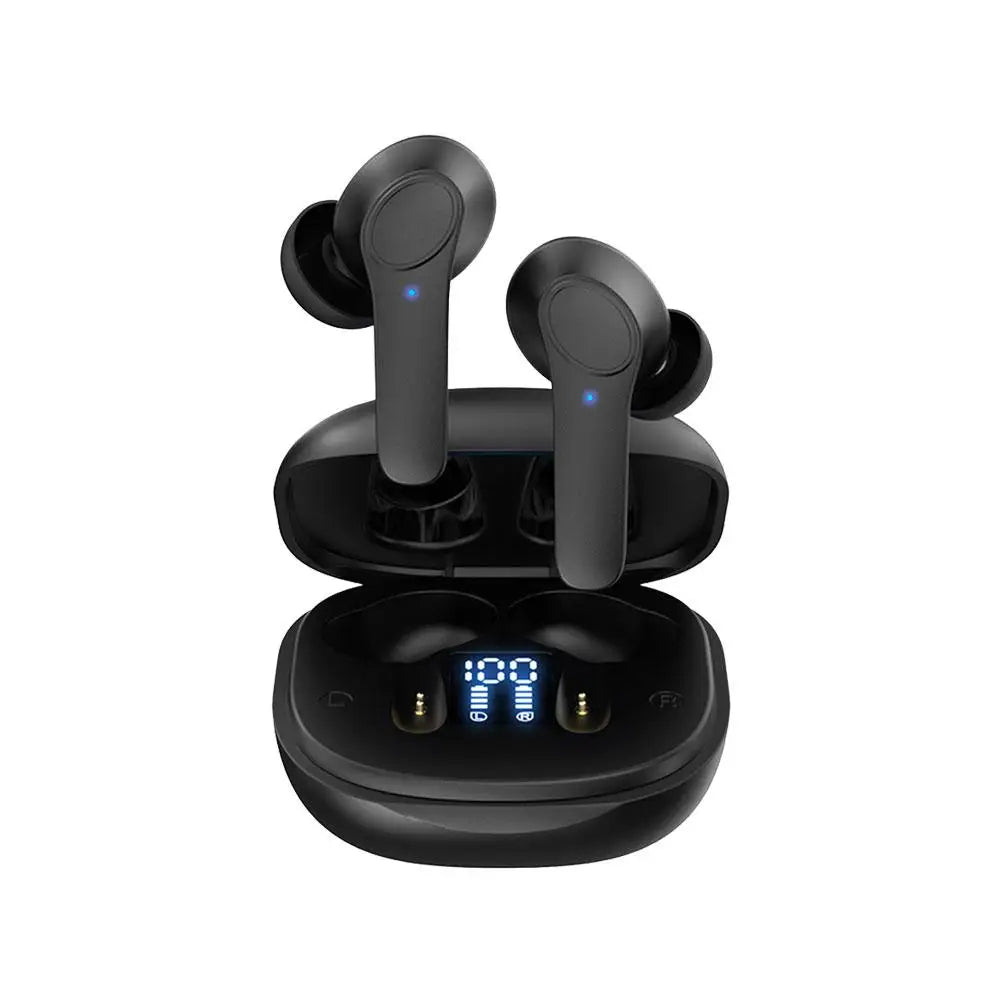 Portable Wireless Translation Headset with Real-time Display for Business Travel Meetings Music Player